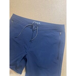 Roark Artifacts Adventure Shorts Quick Dry Zip Pockets Navy Blue Mens Size 34‎